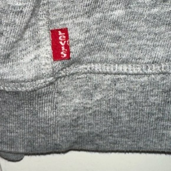 Cotton Blend Gray Levi's Logo Sweatshirt - Picture 6 of 9